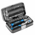 Набор инструментов 1/4" 38шт CrV CrMo сталь S2 Hogert в кейсе (HT1R462)