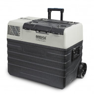 Автохолодильник 52л BREVIA холодильник на колесах LG-компресор автономна робота пластиковий 12/24В 220В (22765)