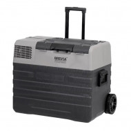 Автохолодильник 52л BREVIA холодильник на колесах LG-компрессор пластиковый 12/24В 220В (22785)
