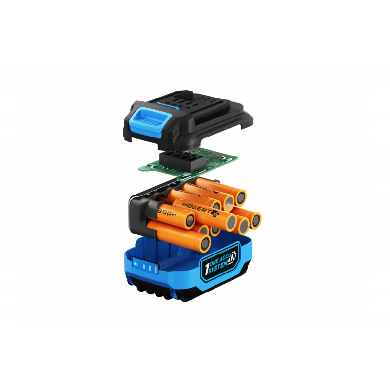 Акумулятор 4.0Ач 18 В літієвий Hogert (HT2E240-A40)