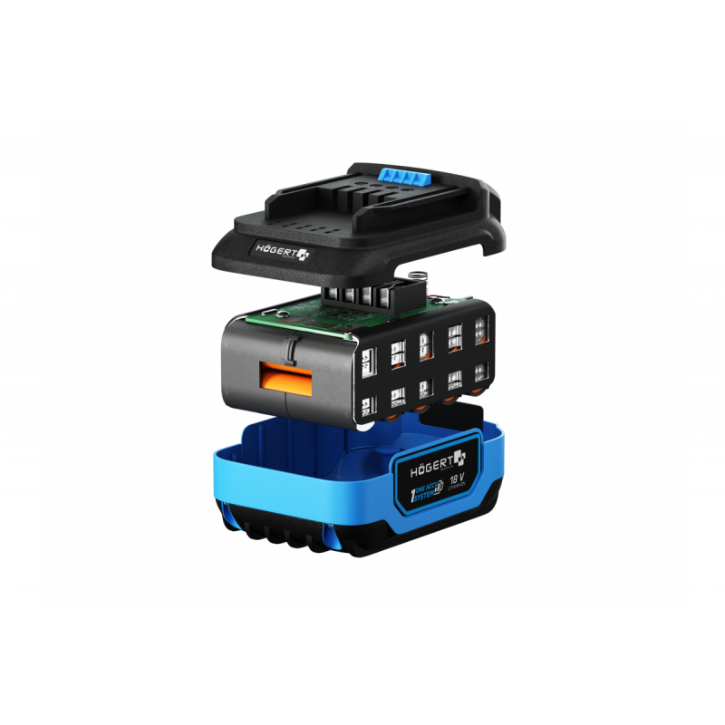 Акумулятор 4.0Ач 18 В літієвий Hogert (HT2E240-A40)