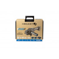 Набір кутошліфмашина 125 мм 18В 2 акумулятори 4Ач зарядна станція 4Ач Hogert в кейсі (HT2E250-B24AG)