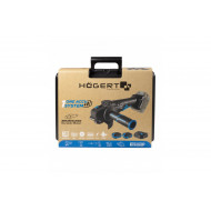 Набір кутошліфмашина безщіткова 125 мм 18В 2 акумулятори 4Ач зарядна станція 4Ач Hogert в кейсі (HT2E251-B24AG)