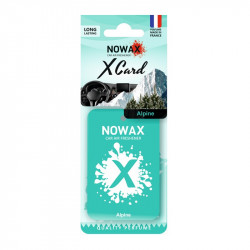 Ароматизатор до машини 20 г NOWAX X Card - Alpine (NX07533)