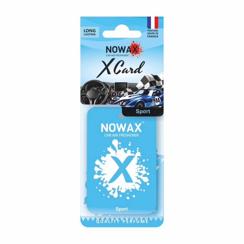 Ароматизатор до машини 20 г NOWAX X Card - Sport (NX07532)