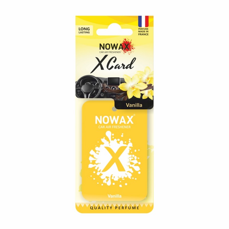Ароматизатор до машини 20 г NOWAX X Card - Vanilla (NX07536)