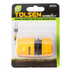 З'єднувач для шланга садовий 1/2″ Tolsen з водозапором (57117)