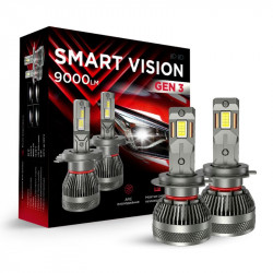 Світлодіодні лампи H7 для авто Carlamp Smart Vision Gen3 Led автолампи 9000 Lm 6500 K (SMG3H7)
