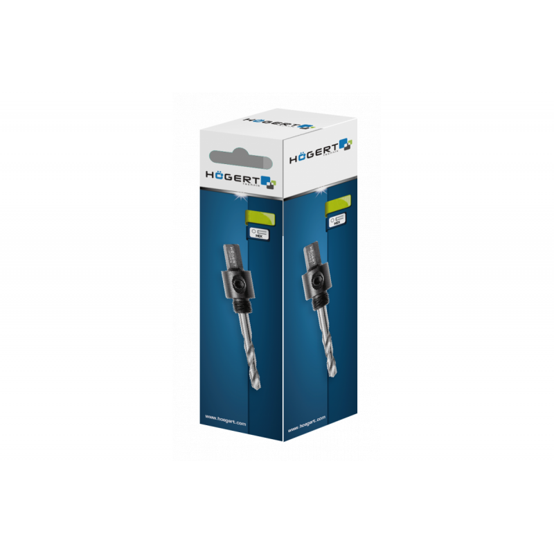 Адаптер для коронок із шестигранним хвостовиком 7/16" 14-30 мм Hogert (HT6D462)