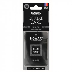 Ароматизатор до машини 6 г Nowax Delux Card - Black (NX07733)