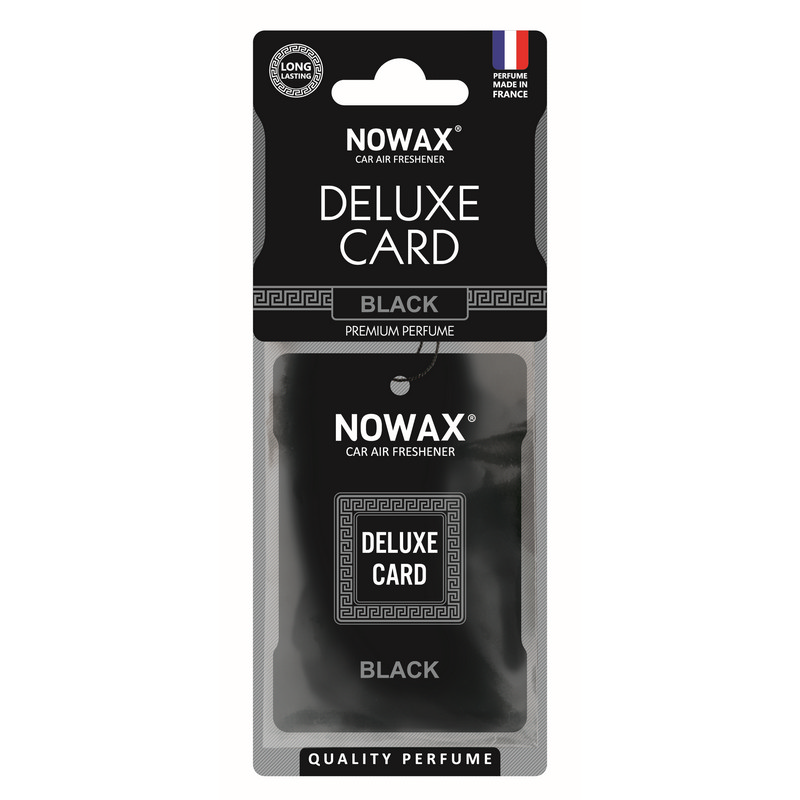 Ароматизатор до машини 6 г Nowax Delux Card - Black (NX07733)