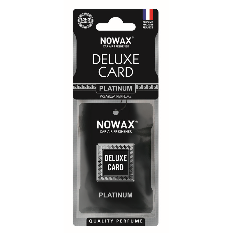 Ароматизатор до машини 6 г Nowax Delux Card - Platinum (NX07735)