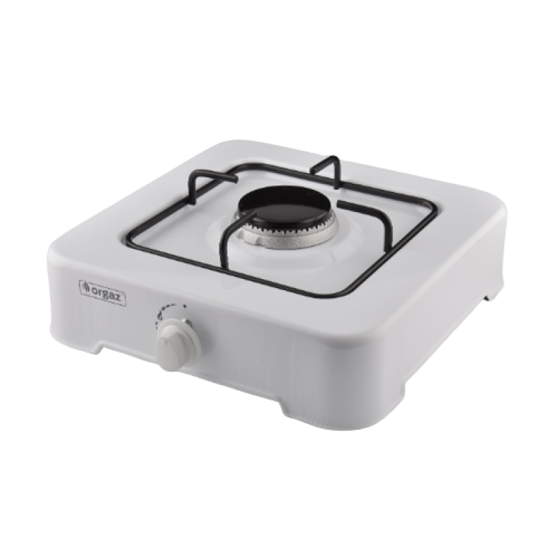 Газова плита Orgaz портативна плита для туризму 1,85 кВт Білий (OR-101)