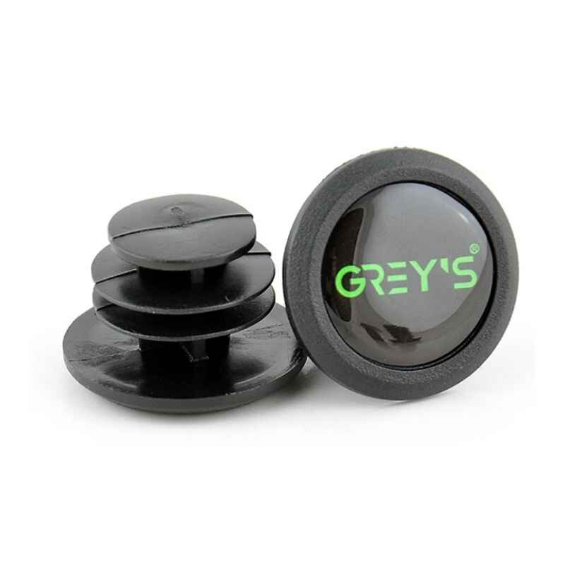 Заглушки на кермо велосипеда Grey's пластикові чорні 2шт (GR17910)
