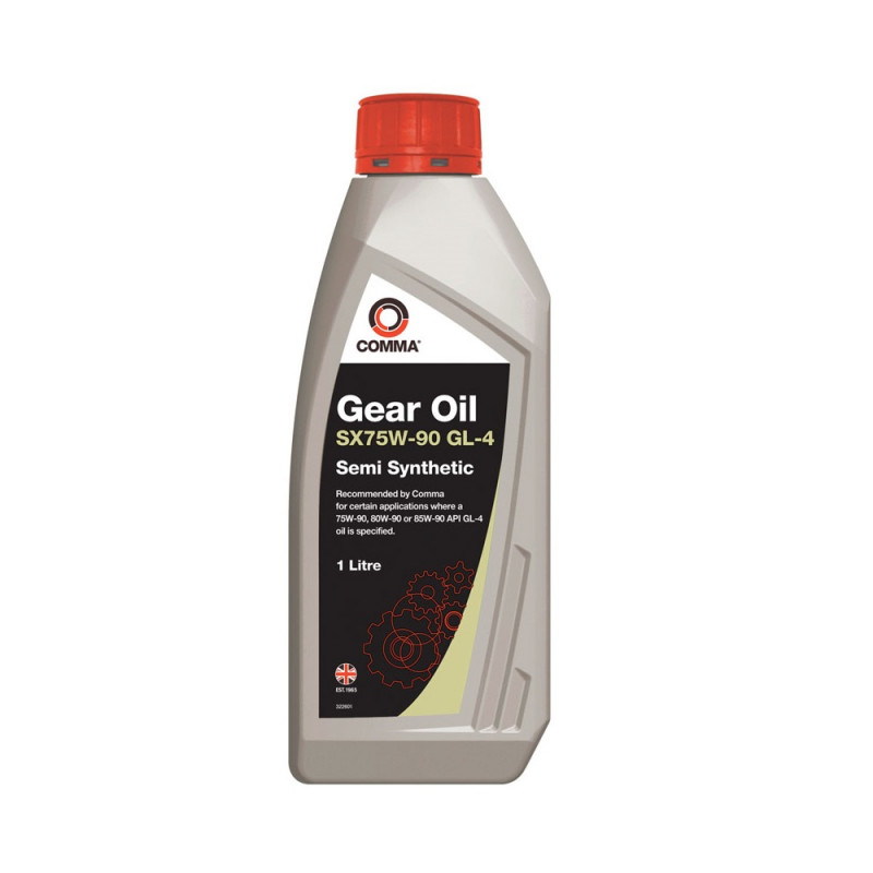 Трансмісійна олива Comma GEAR OIL SX75W-90 GL4 API GL-3/GL-4 1л (SXGL41L)