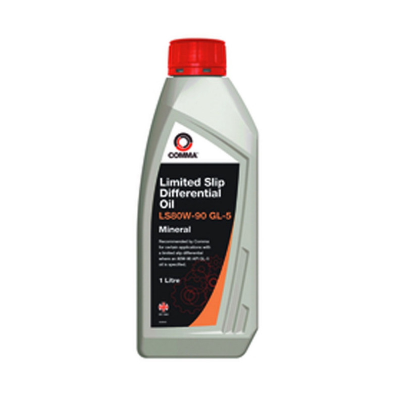Трансмісійна олива Comma LS GEAR OIL 80W90 API: GL-5 1л (LS80W901L)