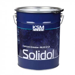 Мастило жирове солідол ГОСТ 1033-79 DIN 51502 K 2/3 C-25 NLGI 2/3 17 кг KSM-Lubes (KSM-SOLIDOL-17KG)