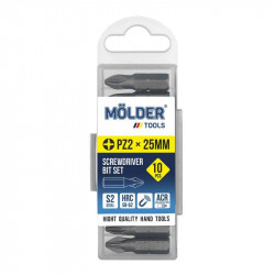 Н-р бит MOLDER, PZ2x25мм, 10шт в пл. упаковке, (MT7122510)