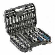 Набір інструментів 1/2" 1/4" 95шт CrV Hogert для авто в кейсі (HT1R226)