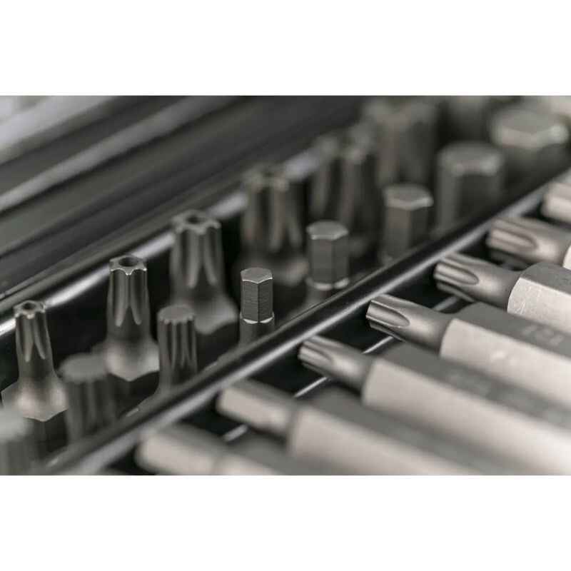 Набір біт 1/4" PH SL Torx HEX 37шт з тріскачкою 72 зубці Hogert (HT1R466)