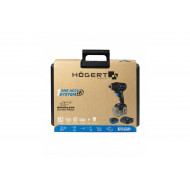 Набір дриль-шуруповерт 200 Нм 18В акумулятор 4Ач зарядна станція 4А в кейсі Hogert (HT2E255-B14ID)