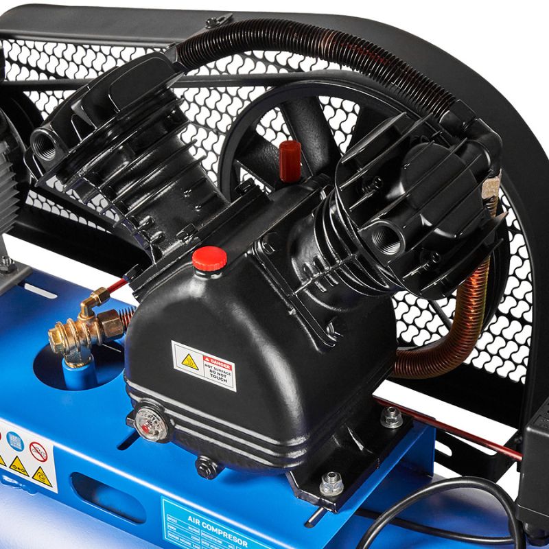 Компресор повітряний з ресивером 50л 202л/год 1500Вт ремінний привід Molder (MA31520)