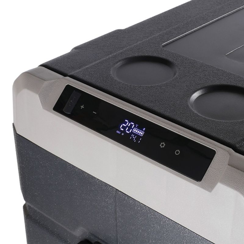 Автохолодильник 60л BREVIA холодильник с LG-компрессором с автономной работой пластиковый 12/24В 220В Черный (22625)