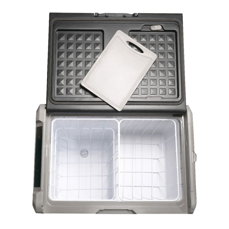 Автохолодильник 60л BREVIA холодильник с LG-компрессором с автономной работой пластиковый 12/24В 220В Черный (22625)