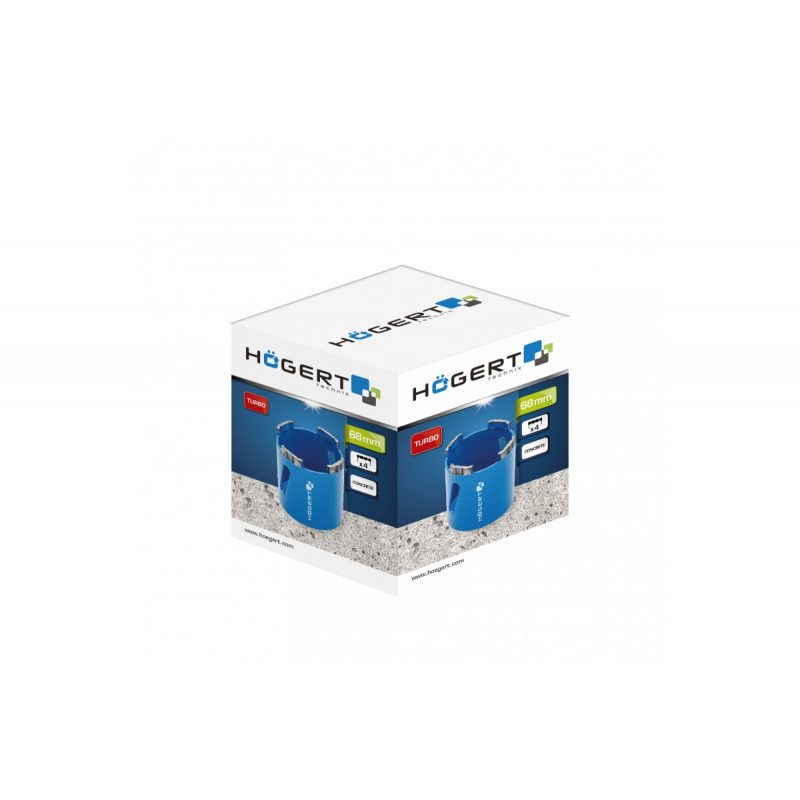 Коронка алмазна по бетону 68 мм Hogert (HT6D476)