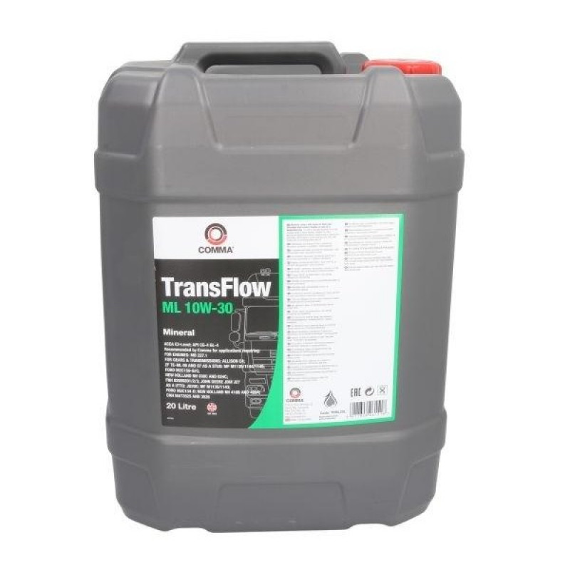 Моторна олива Comma TRANSFLOW ML 10W-30 API GL4/CE/CF-4/CG-4/SF/CD; ACEA E3 (20л) (TFML20L)