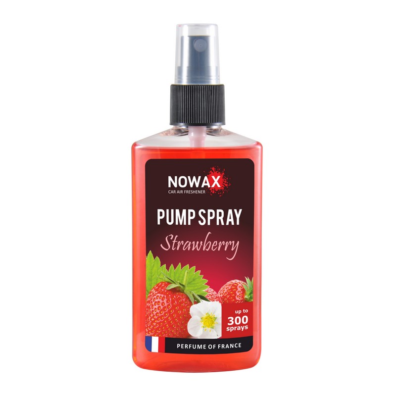 Ароматизатор до машини 75 мл Nowax Pump Spray - Strawberry (NX07515)