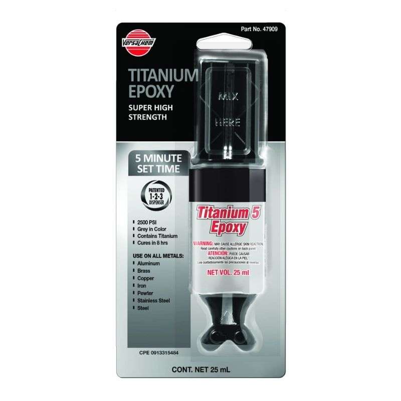 Клей епоксидний універсальний прозорий Versachem Titanium +93°C 25мл (47909)