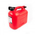 Пластикова каністра 10 л автомобільна CarLife для бензину та дизельного палива з лійкою (CA10)