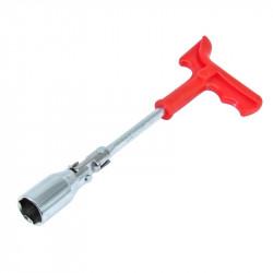 Свічковий ключ 21мм професійний із посиленою ручкою CarlLife (WR122)