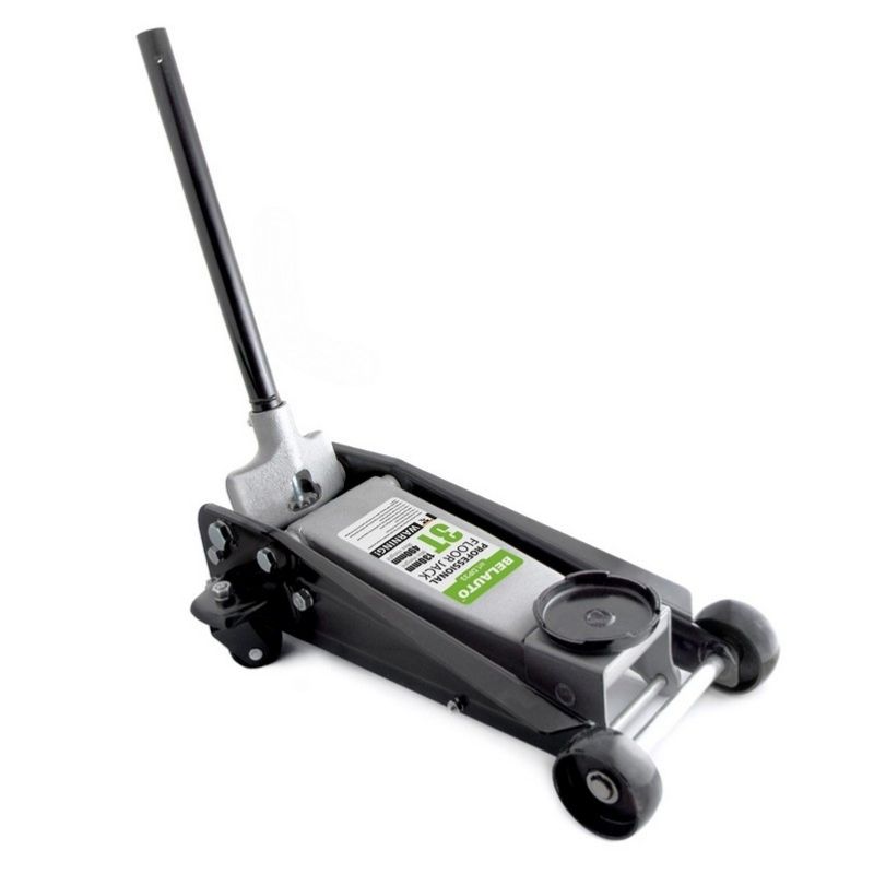 Домкрат гідравлічний підкатний 3т BELAUTO 130-490мм для автомобіля в картонній упаковці (DP33)