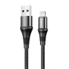 Кабель Hoco Lightning Excellent charging data cable X50 1m, 2.4A (X50-i)