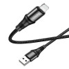 Кабель Hoco Lightning Excellent charging data cable X50 1m, 2.4A (X50-i)