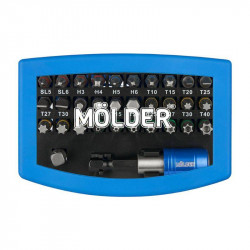 Н-р бит с держ. магн. MOLDER, 25мм, 32шт (цв. марк.) (MT70032)