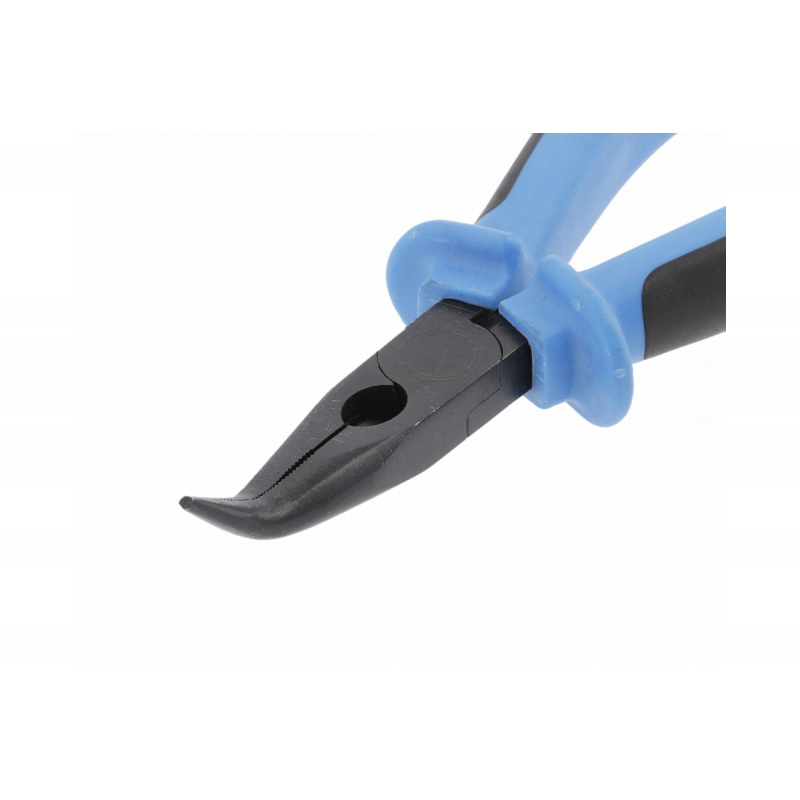 Плоскогубці подовжені із вигнутими губками 160 мм Hogert (HT1P022)