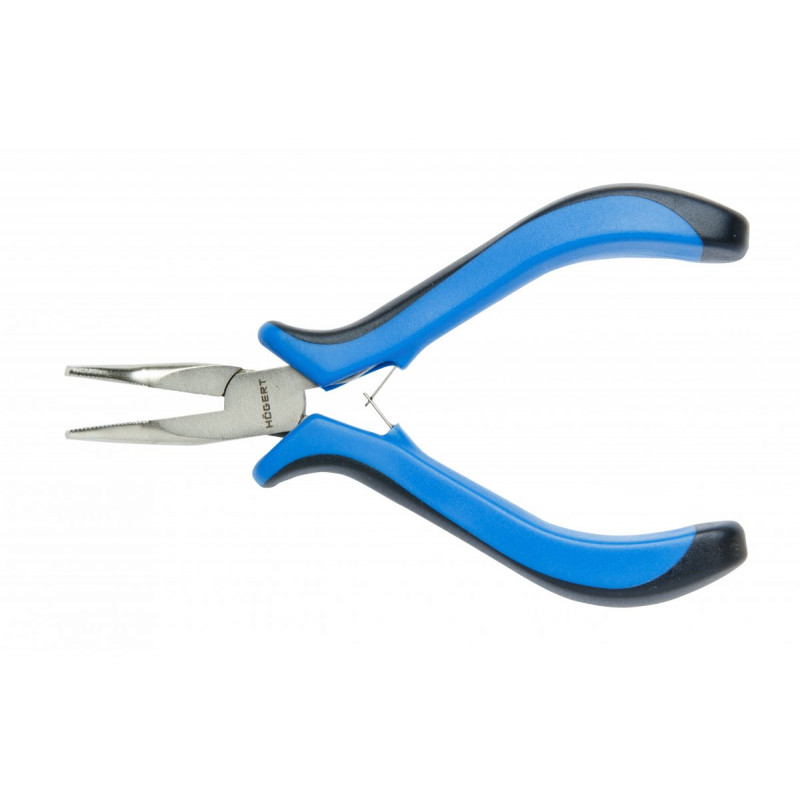 Плоскогубці подовжені прецизійні з вигнутими губками 125 мм Hogert (HT1P056)