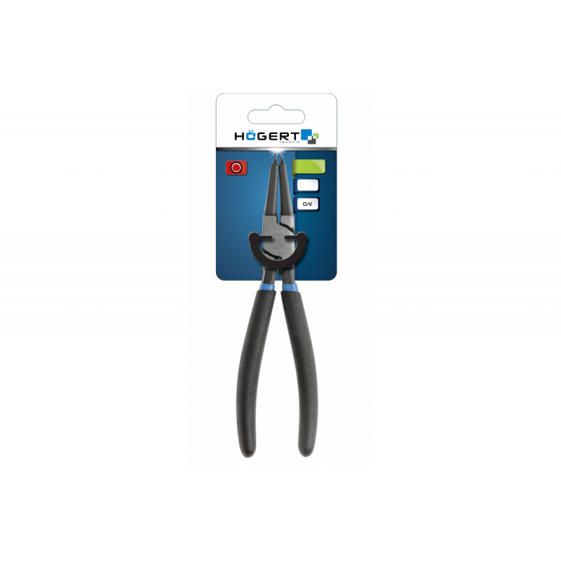 Знімач внутрішніх стопорних кілець із прямими кінцями 180 мм Hogert (HT1P141)