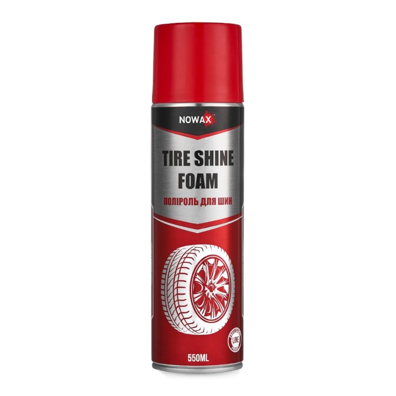 Поліроль для шин Nowax Tire Shine Foam, 550мл (NX55120)