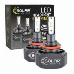 Світлодіодні лампи H11 для авто SOLAR Led автолампи 12-24V 5000Lm 6000K 40W Seoul CSP1860 (8211)