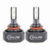 Светодиодные лампы H11 для авто SOLAR Led автолампы 12-24V 5000Lm 6000K 40W Seoul CSP1860 (8211)
