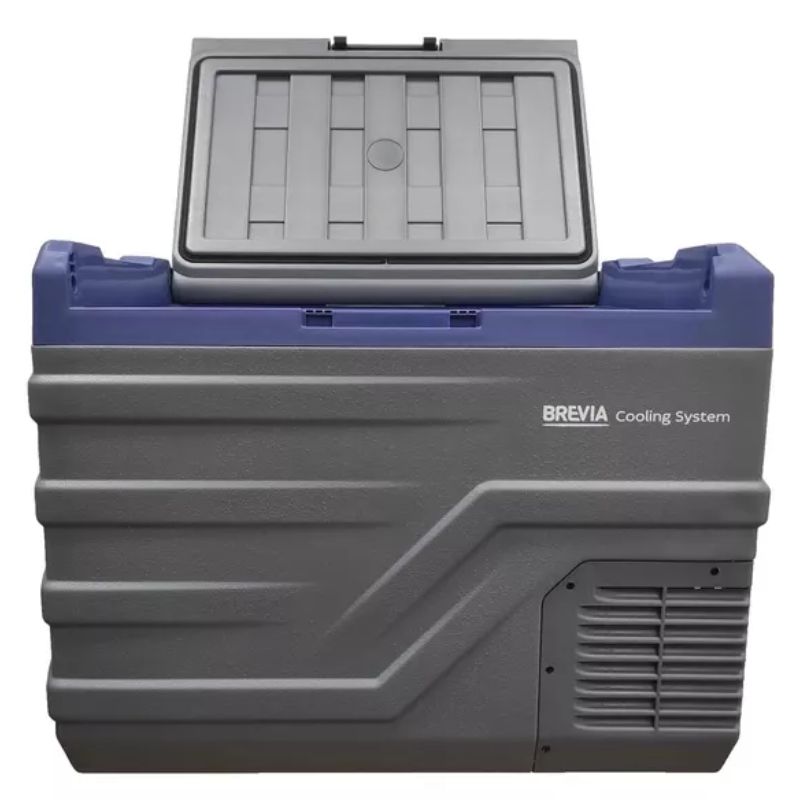 Портативный холодильник 35л BREVIA автохолодильник компрессорный пластиковый 12/24В 220В (22930)