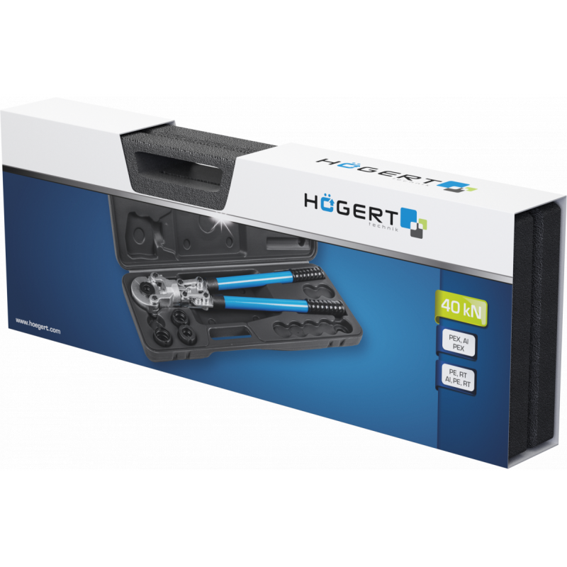 Прес-кліщі для труб pex Hogert (HT1P645)