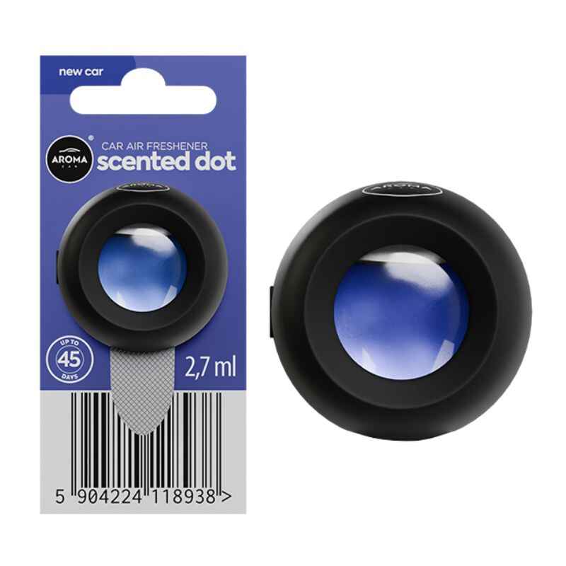 Ароматизатор до машини Aroma Car Scented dot - New Car (11893)