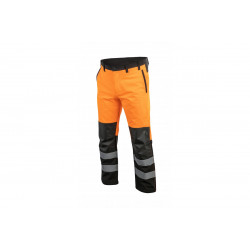 TRAUN Штаны сигнальные SOFTSHELL оранжевые XL (54) (HT5K338-XL)