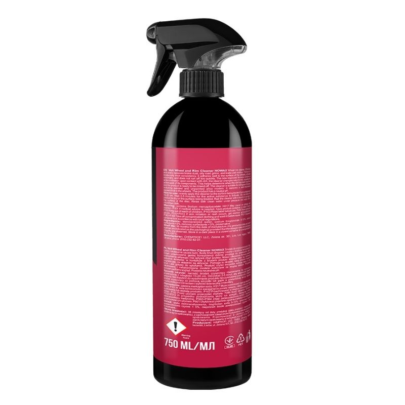 Очиститель дисков с индикатором NOWAX Volt Wheel and Rim Cleaner 750ml, (NX75016)