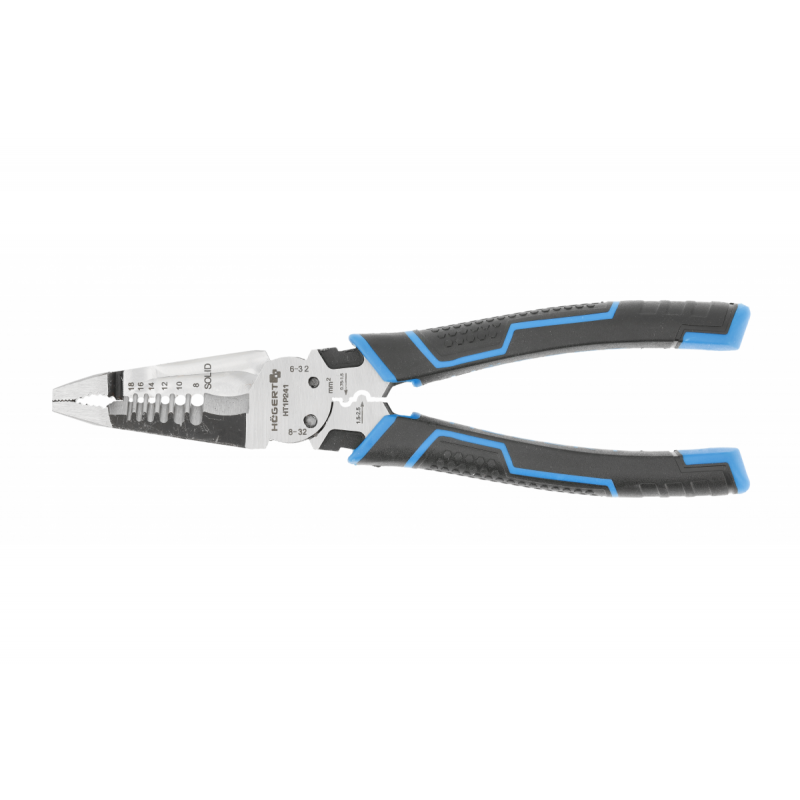 Плоскогубці багатофункціональні подовжені 200 мм Hogert (HT1P241)